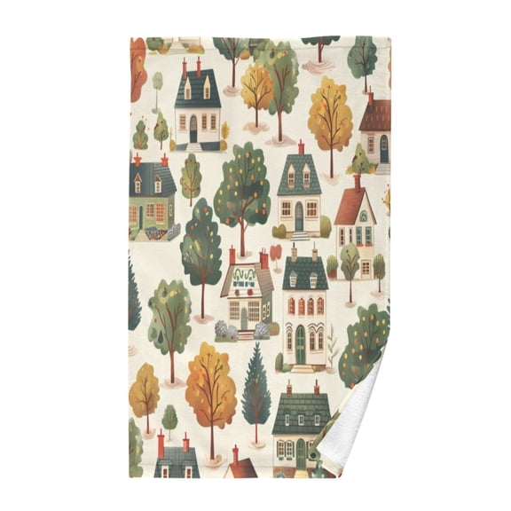 Pure Cotton Face Towel 16x28 Inches Hand Towel Bath Towel Hand Bath Towels Soft Good Water Absorption for Washing Face Wiping Face Green House
