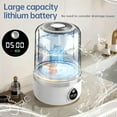 thumbnail image 3 of Underwear Washer, 1.4L Portable Washing Machine for Delicates & light garments, Cordless Small Laundry Machine for Baby Clothes, USB Charging Laundry Machine for Home, Apartment, RV, Camping,Travel, 3 of 9