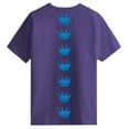thumbnail image 3 of Men's 704 Shop Purple Charlotte FC Crown Back Print T-Shirt, 3 of 3