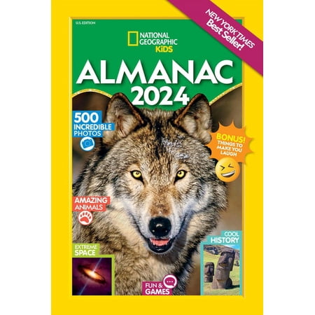 National Geographic Kids Almanac 2024 (US edition) (Hardcover)