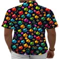 thumbnail image 5 of Christmas Hawaiian Shirts for Men Christmas Ball Funny Fashion Holiday Shirt Loose Fit Casual Clothes for Daily Wear, 5 of 5