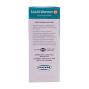 Durvet Liquid Wormer 2x for Puppies and Adult Dogs 8 oz. Hookworms Roundworms Safe