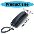thumbnail image 5 of Phone Office Telephone Desktop Wall Mountable Telephone Home Landlines Phone Fixed Corded Phones for Hotel Use, 5 of 8