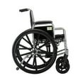 thumbnail image 3 of Nova MedicalProducts Mobility Aid 18" Steel Wheelchair with Detachable Flip Back Desk Arms and Swing Away Footrests, 3 of 3