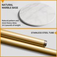 thumbnail image 4 of Metal Coat Rack Stand with Natural Marble Base, Coat Rack Freestanding, Free Standing Hall Tree with 12 Hooks for Hanging Clothes, Bags, Scarfs, Coat Hanger for Entryway, Hallway (Gold), 4 of 8