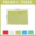 thumbnail image 2 of Clear Document Folders, Furenl A5 Reusable Transparent Plastic Wallets | Foolscap Document Folders with Snap Button Closure, Practical Envelope Pockets, Plastic Envelopes Poly Envelopes, 2 of 8