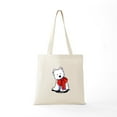 thumbnail image 5 of CafePress - Red Ribbon Westie Tote Bag - Unisex Canvas Tote Bag, Beige, 1-Piece, 5 of 6