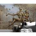 thumbnail image 3 of Papier Peint 3D Art Rustique Européen SKU WAL0043, 3 of 9