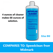 Dental Autoclave Cleaner Quart, Concentrated Formula Use with steam autoclaves 32 oz
