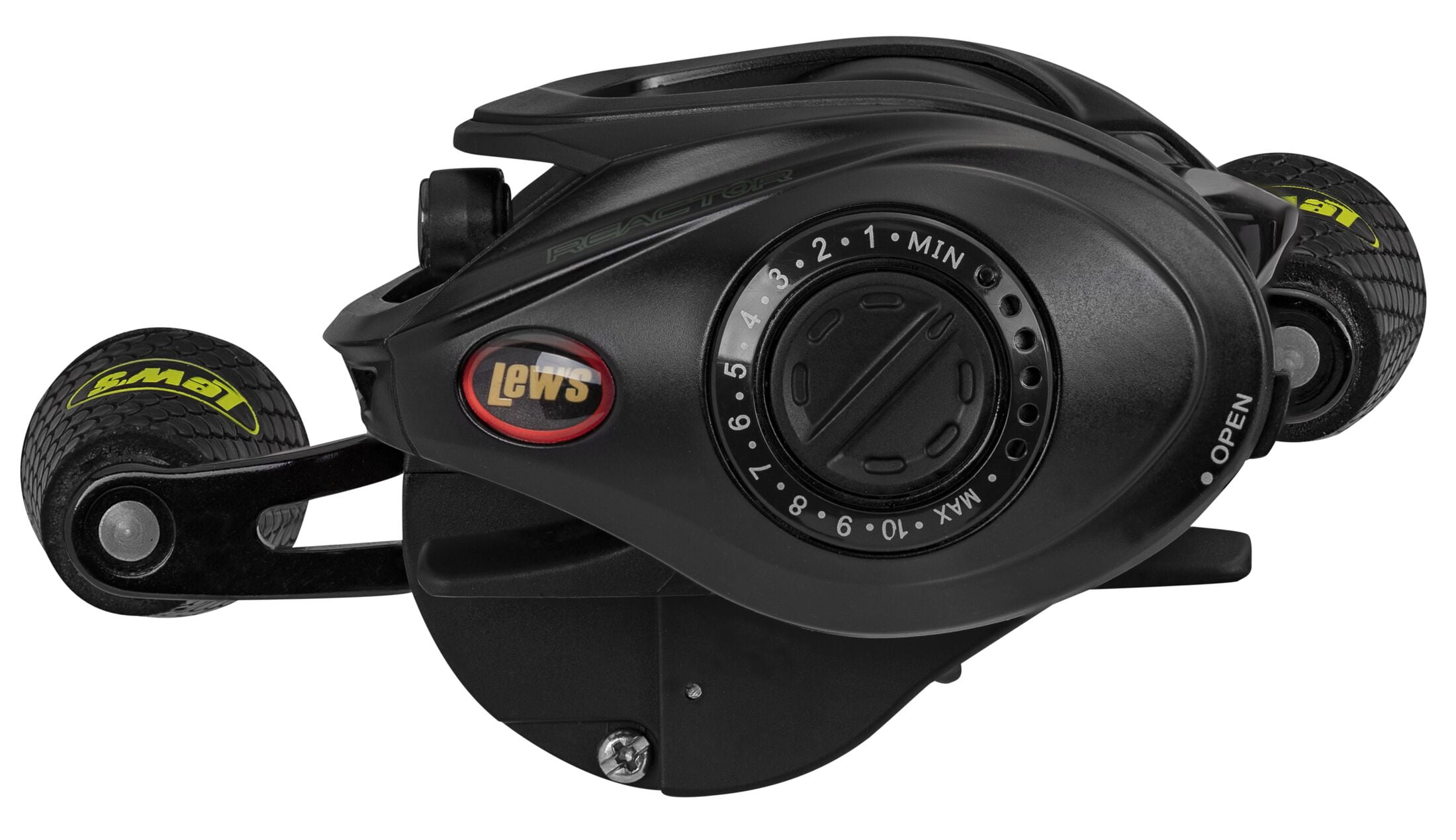 Lew’s Reactor Baitcast Fishing Reel, RH Retrieve, 7.5:1 Gear Ratio, 7+1 Bearings (Clam Packaging)