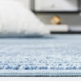 thumbnail image 4 of SAFAVIEH Vision Zayden Solid Polyester Area Rug, Blue, 6'7" x 6'7" Round, 4 of 8