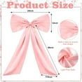 thumbnail image 3 of LAMIRO Large Pink Bow Decor 24x36" - Big Wall Bow Decorations for Coquette Room,Graduation&Bachelorette, 3 of 4