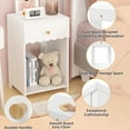 thumbnail image 5 of Yoneston Elegant Nightstand with Drawer and Open Shelf Storage for Bedroom Kid's Room Bedside, White, 5 of 9