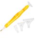 thumbnail image 1 of Hecho a mano 5D DIY Kit de bolígrafo de resina de diamante Pintura Taladro Pluma Nail Art Herramientas de selección de diamantes de imitación, Amarillo seitruly HA002232-02, 1 of 6