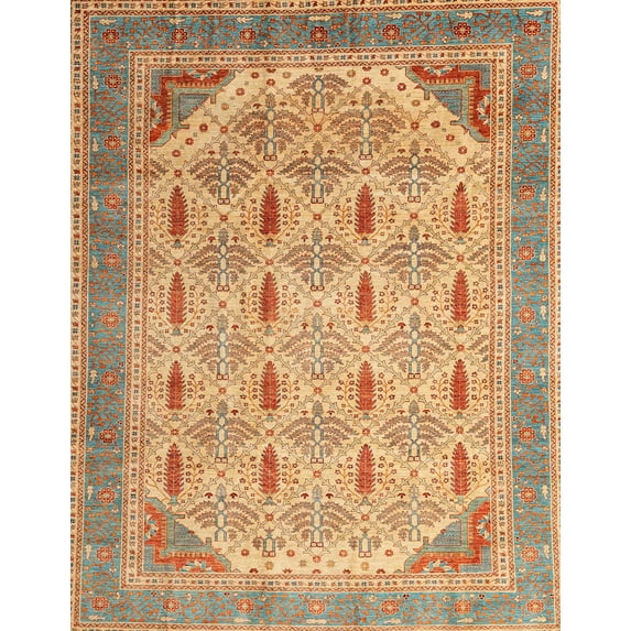 Ahgly Company Indoor Rectangle Abstract Chocolate Brown Abstract Area Rugs, 8' x 12'