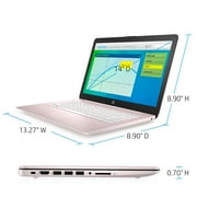 HP Stream 14 Celeron 4GB/64GB Laptop Pink, 14-cb172wm