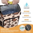 thumbnail image 2 of Travel Cooler Bag - Beige and Brown Of Leopard Print Camping Beer Cooler Backpack with Bottle Opener- Waterproof Insulated Picnic Backpacks - Cooler Bag for Beach, 2 of 6