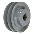 thumbnail image 2 of 3.25" X 5/8" Double AK Fixed Bore Pulley # 2AK32X5/8, 2 of 2