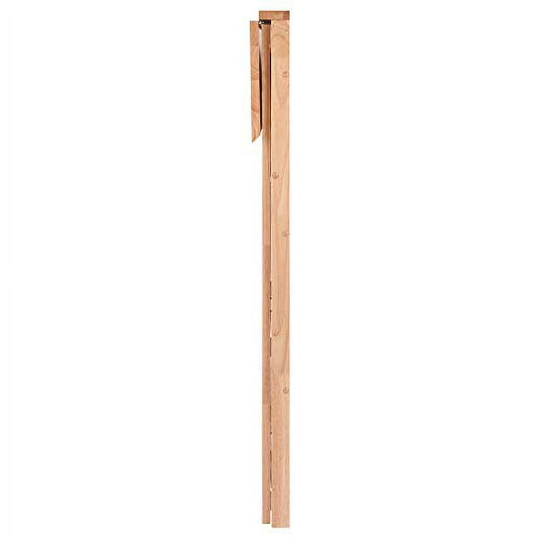 Winsome 4-Tier Beech Wood Shelf, Natural Finish – Foldable Bookcase For Books, Decor & Storage, 42"H X 26"W
