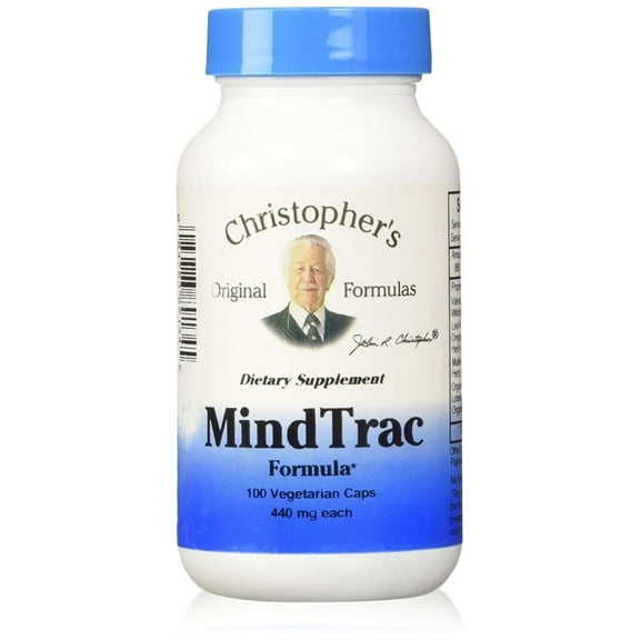 Dr. Christopher's Original Formulas MindTrac Formula Capsules, 100 Ct