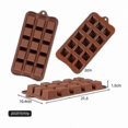thumbnail image 2 of Food Grade Silicone Molds for Chocolate, Candy, Jelly, Ice Cube - Random Color Square Shape Diverse Molds, 2 of 2