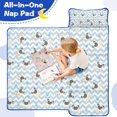 thumbnail image 4 of Pug and Footprints Toddler Nap Mats for Kids Preschool,Sleeping Mat Bag or Kids,Toddler Sleeping Bag,Toddler Nap Mat or Daycare, 4 of 6