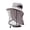 Gray, variant on Mosquito Head Net Hat Wide Brim Insect Protection Hat Breathable Sun Hat for Fishing Gardening Hiking Camping