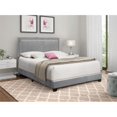 thumbnail image 2 of Home Fare Contrast Welt Trim King Bed in Cream / Dove Grey, 2 of 2