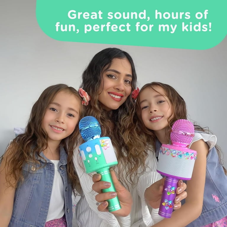 ZZLWAN 7 Year Old Girl Birthday Gifts,Girl Toys Microphone for Kids,Girls  Toys Age 6-8,Gifts for 5 Year Old Girls,4 Year Old Girl Birthday Gifts,Girl