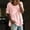 Pink, variant on LVHAOGJOB Womens Short Sleeve Tops Crew Neck T Shirt 100%Cotton Summer Workout Solid Color Shirts for Ladies