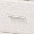 thumbnail image 6 of Baxton Studio Laria White Teddy-Bear Fabric King Size 4-Piece Bedroom Set, 6 of 13