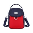 thumbnail image 2 of Bolsa bandolera impermeable para mujer Elegante de mensajero Oxford para el trabajo (rojo y azul) Likrtyny Para Estrenar, 2 of 9