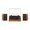 Teak, variant on Electrohome Montrose, Upgradable Vinyl Record Player with Berkeley, Powered Bluetooth Bookshelf Speakers, 1" Tweeter & 3" Driver, for Warm Natural Sound, Black