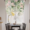 thumbnail image 3 of Sage Green Eucalyptus Leaves Tie Up Curtains for Windows, Balloon Window Shades, Weeping Floral Summer Botanical Kitchen Window Treatments Roll Up Curtain for Basement/Nursery 52"x45", 3 of 8