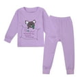 thumbnail image 1 of Ensemble de Pyjama Confort pour Enfants, Deux Pièces Douces avec Haut à Manches Courtes et Pantalon Long, 1 of 6