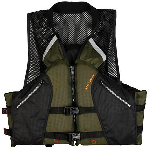 Stearns Comfort Collar Fishing Life Jacket, Green, 2XL