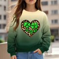 thumbnail image 2 of Teen Girls Sweatshirt for Kids Cute Printed Long Sleeves Sweatshirts Casual Crew Neck Fall Winter Pullover Tops Clothes Casual Comfy Fleece Jumper School Warm Girl Coat, 2 of 5