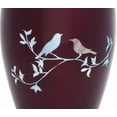 thumbnail image 2 of Urnsdirect2U Purple Doves Adult Cremation Urn, 220 Cu In, 2 of 2