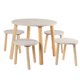 thumbnail image 1 of Set de bancos con mesa circular para niños Duduk gris Duduk COM-CIR, 1 of 4