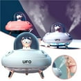 thumbnail image 4 of 400ml UFO Double Spray Humidifier with Colorful Lights Spray Humidifier Home Humidifier Home Cartoon Humidifier Silent Home Water Replenishment, 4 of 9