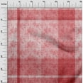 thumbnail image 3 of oneOone Cotton Flex Red Fabric Check & Quilting Supplies Print Sewing Fabric By The Yard 40 Inch Wide, 3 of 4