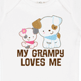 thumbnail image 4 of Inktastic My Grampy Loves Me Girls Girls Baby Bodysuit, 4 of 5