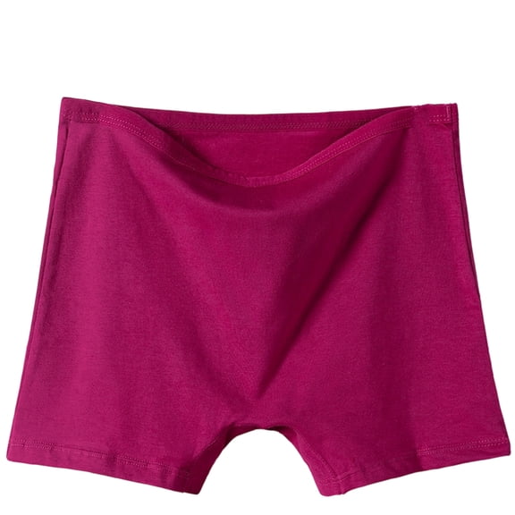Lumtrix Cotton Underwear For Women Mid Rise Full Coverage Soft Boyshorts Underwear No-Roll Briefs For All Day Casual Underpants Hot Pink 3XL