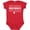 Red, variant on Athletic Red Friday Dog Tags Boys or Girls Baby Bodysuit