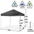SUIFT 10x10 Pop Up Canopy Tent Instant Folding Canopy with 4 Weight