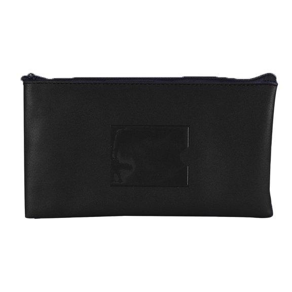Cosmetic Bag Leather Bill Bag With Card Slot Window Storage Bag Stylish Organizer Stationery Versatile Makeup Pouch Travel Accessories