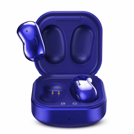 Urbanx Street Buds Live True Wireless Earbud Headphones For Samsung Galaxy Fame S6810 - Wireless Earbuds w/Microphone - BLUE (US Version with Warranty)