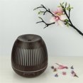 thumbnail image 3 of Humidifier WiFi Remote Control Aroma wooden texture humidifier Diffuser 400ml Wooden Texture Humidifier US Plug, Dark Wooden Texture, 3 of 7