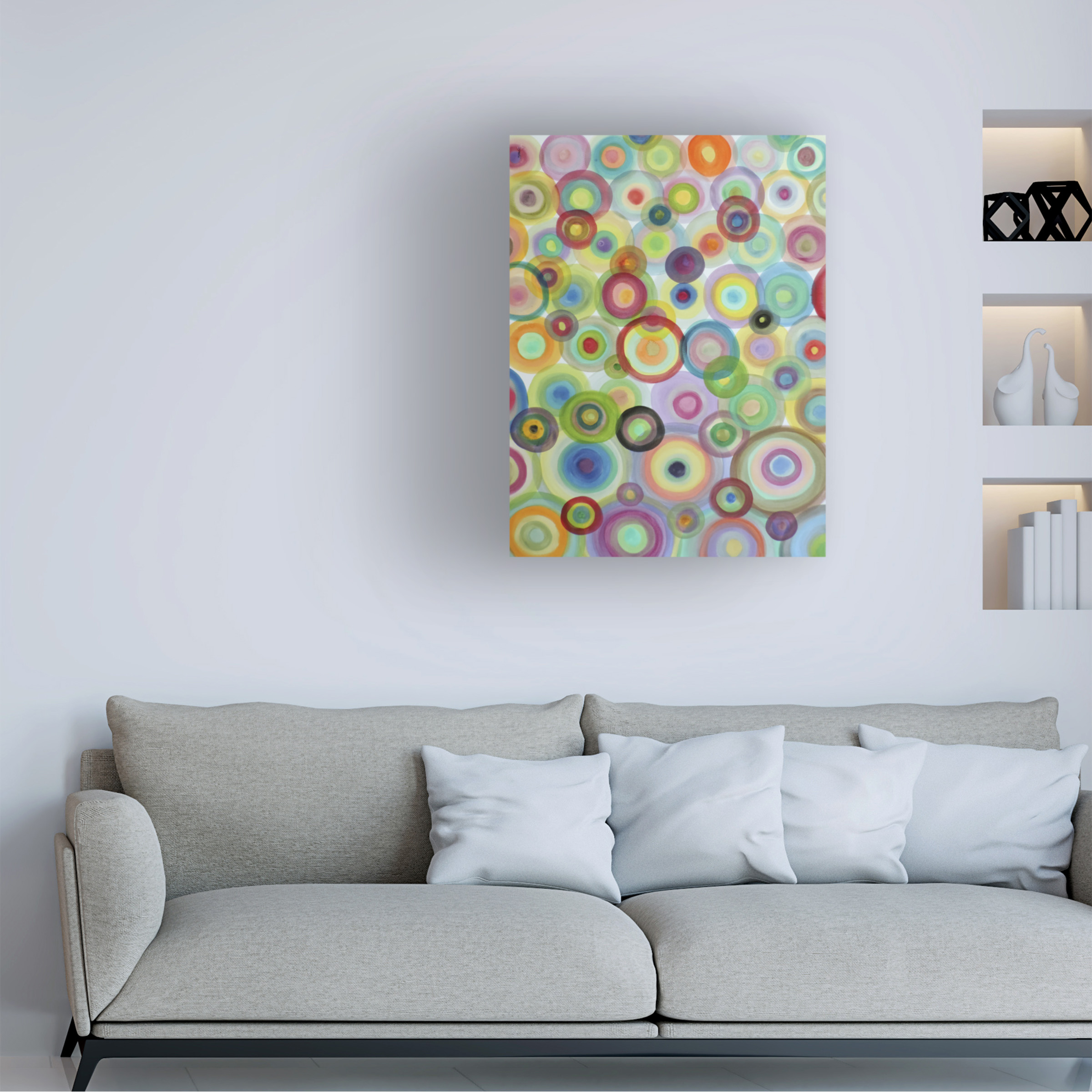 Sylvie Demers 'Bulles' Canvas Art