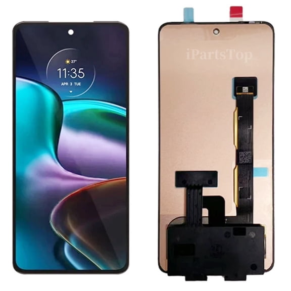 iPartsTop Replacement AMOLED Display Touch Screen Assembly Compatible With Motorola Edge 30 XT2203-1 Black Repair Parts